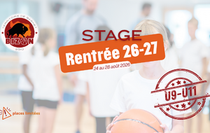Stage Rentrée 26-27 Mini Basket