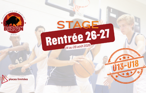 Stage Rentrée 26-27 Jeunes