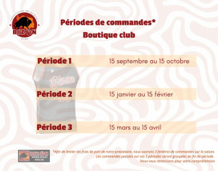 Périodes de commandes