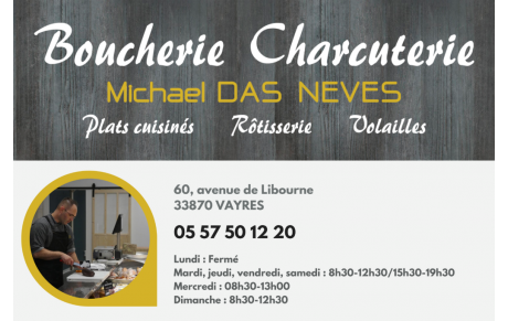 Boucherie Charcuterie Michael DAS NEVES